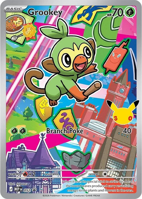 Pokemon Trading Card Game Mega Evolution Promo Promo Grookey MEP052、ToyWiz、kayou