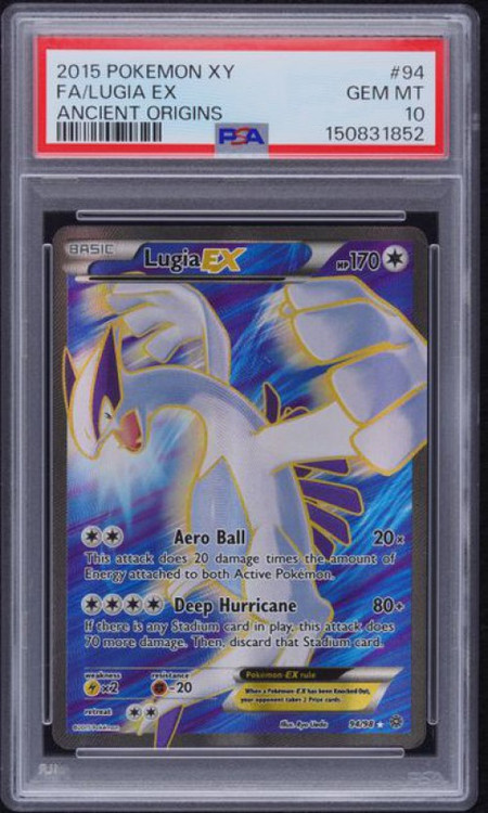 pokemon lugia card ex Trading Game Classic Holofoil / Moderately Played Pokémon Hit Points180 HP Form Lugia-EX | Black & White—Plasma