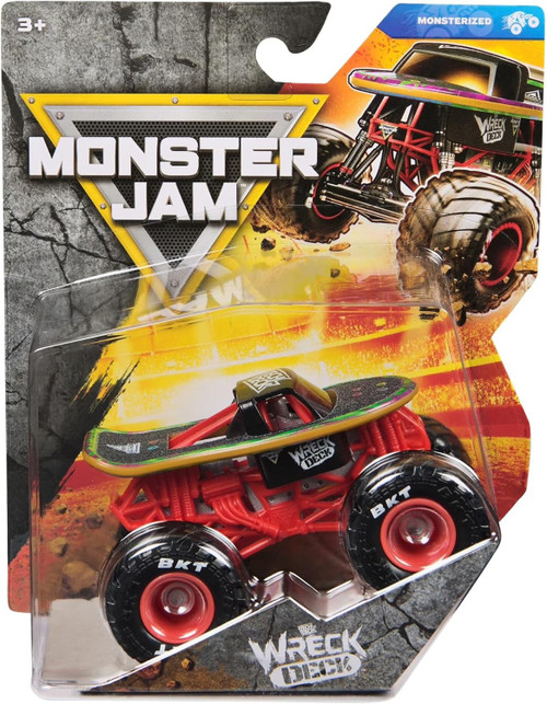 Monster Jam Monsterized Series 45 Tech Deck Wreck Deck Diecast Car、ToyWiz、kayou