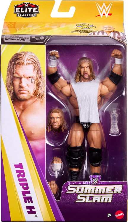 WWE Wrestling Elite Collection Summer Slam Triple H Action Figure Build Governor Jesse Ventura, Summer Slam 1999、ToyWiz、kayou