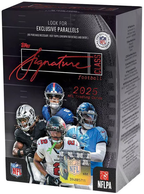 NFL Topps 2025 Signature Class Football Trading Card BLASTER Box 6 Packs、ToyWiz、kayou