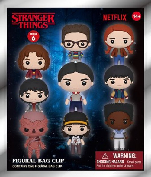3D Figural Foam Bag Clip Stranger Things Series 6 Mystery Pack 1 RANDOM Figure、ToyWiz、kayou