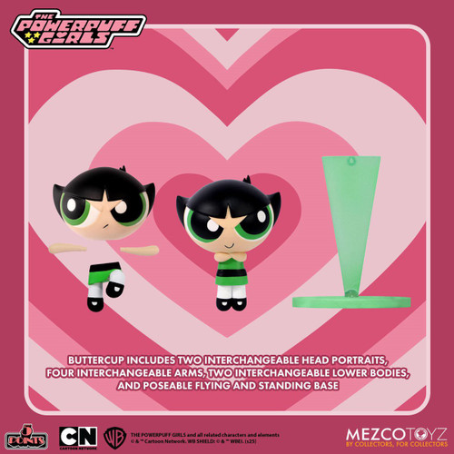 Powerpuff Girls 5 Points Buttercup Action Figure、ToyWiz、kayou