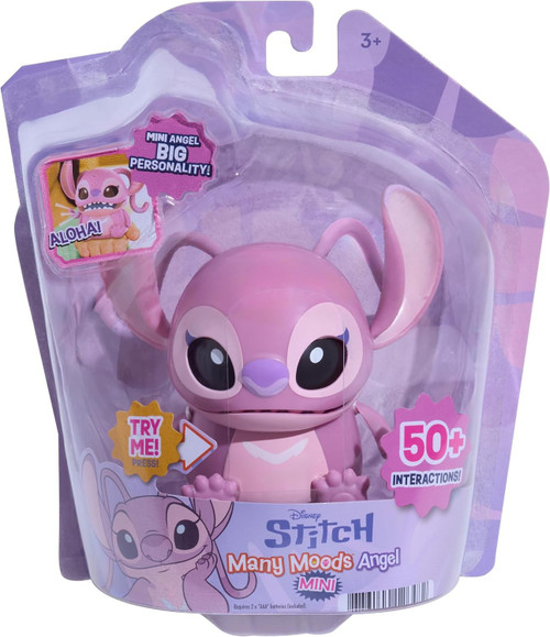 Disney Lilo & Stitch Many Moods Angel Mini 4.5-Inch Interactive Figure、ToyWiz、kayou