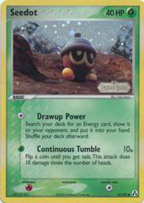 Pokemon EX Legend Maker Common Seedot #61、ToyWiz、kayou
