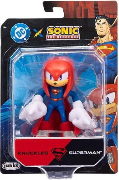 Sonic The Hedgehog x DC Knuckles as Superman 2.5-Inch Mini Figure Mini Version、ToyWiz、kayou