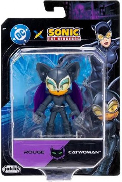 Sonic The Hedgehog x DC Rouge as Catwoman 2.5-Inch Mini Figure、ToyWiz、kayou