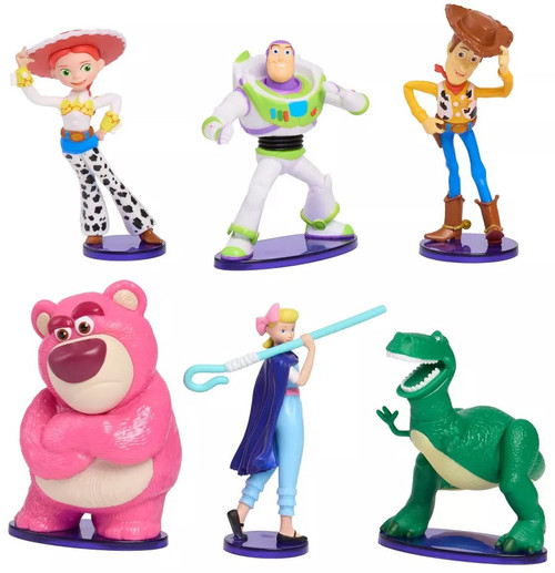 Disney / Pixar Toy Story 5 Woody, Jessie, Bo Peep, Rex, Buzz & Lotso 6-Piece PVC Figure Set、ToyWiz、kayou