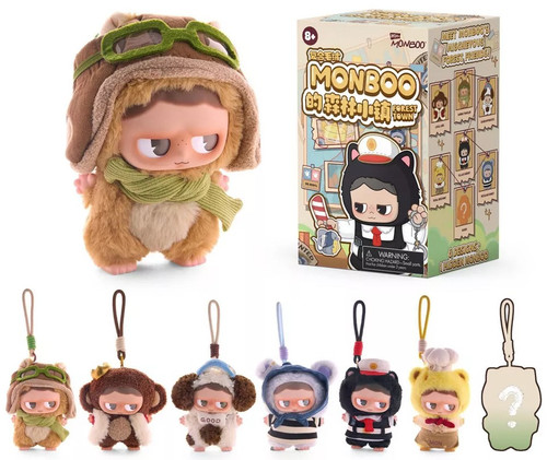 Monboo Forest Town Series Plush Bag Charm 7-Inch Mystery Pack、ToyWiz、kayou