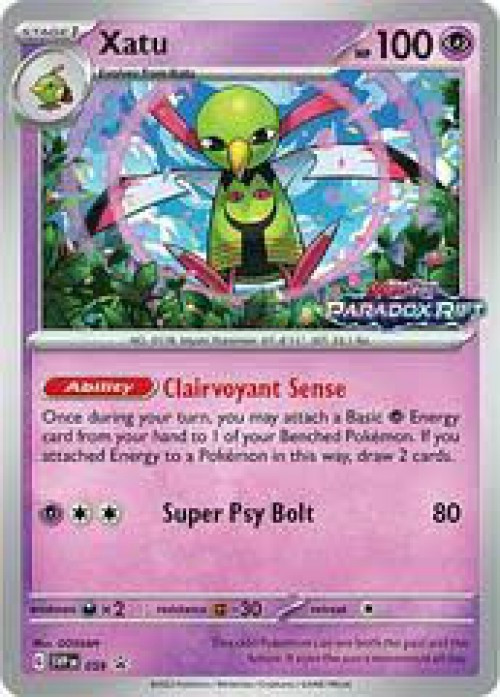 Pokemon Scarlet & Violet Xatu Promo Loose Deck SVP059、ToyWiz、kayou