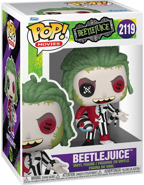 Funko Patchwork POP! Movies Beetlejuice Vinyl Figure #2119、ToyWiz、kayou