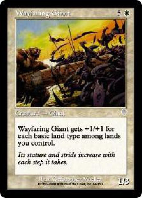 MtG Invasion Uncommon Wayfaring Giant #44、ToyWiz、kayou