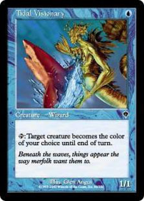 MtG Invasion Common Tidal Visionary #80、ToyWiz、kayou