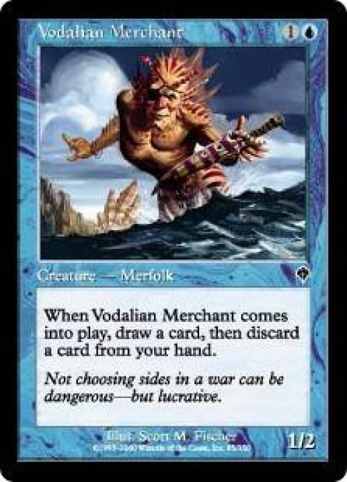 MtG Invasion Common Vodalian Merchant #85、ToyWiz、kayou