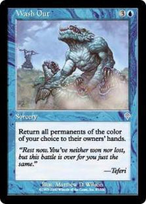 Magic The Gathering Invasion Single Card Uncommon Wash Out 87 - ToyWiz