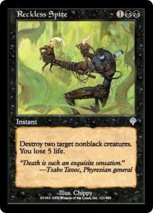 MtG Invasion Uncommon Reckless Spite #121、ToyWiz、kayou