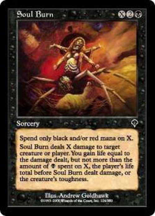 MtG Invasion Common Soul Burn #124、ToyWiz、kayou