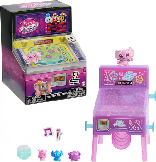 Disney Doorables Squish'Alots Pop'n Pinball Mystery Pack 7 Surprises! 3 micro figurines + stickers 、ToyWiz、kayou