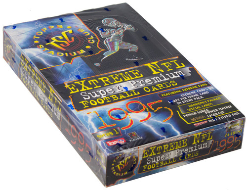NFL Stadium Club 1995 Extreme Football Series 1 Trading Card HOBBY Box 24 Packs、ToyWiz、kayou