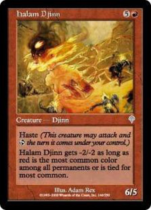 MtG Invasion Uncommon Halam Djinn #146、ToyWiz、kayou
