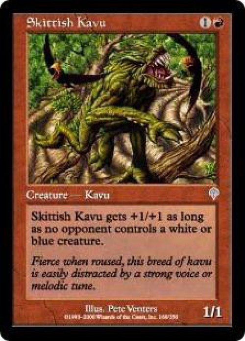 MtG Invasion Uncommon Skittish Kavu #168、ToyWiz、kayou