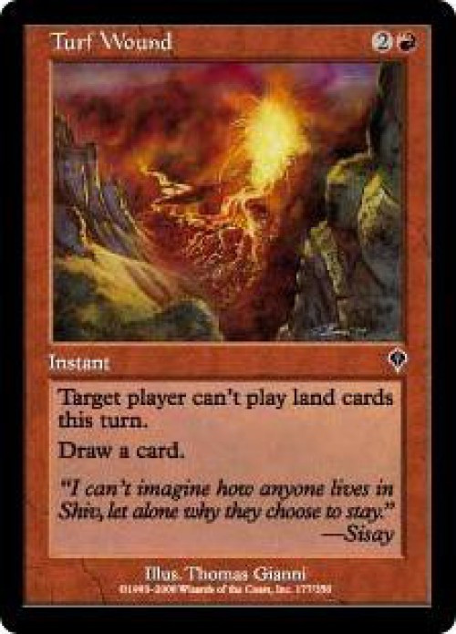 MtG Invasion Common Turf Wound #177、ToyWiz、kayou