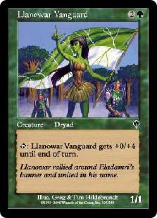 MtG Invasion Common Llanowar Vanguard #197、ToyWiz、kayou