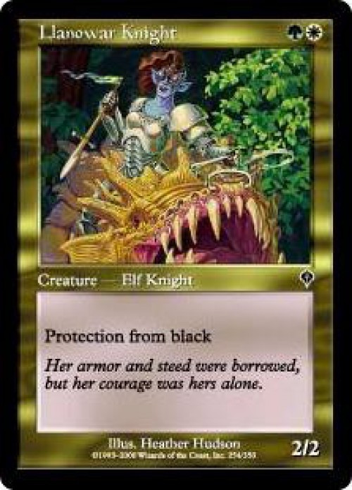 MtG Invasion Common Llanowar Knight #254、ToyWiz、kayou
