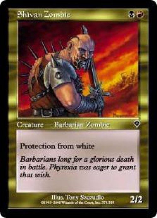 MtG Invasion Common Shivan Zombie #271、ToyWiz、kayou