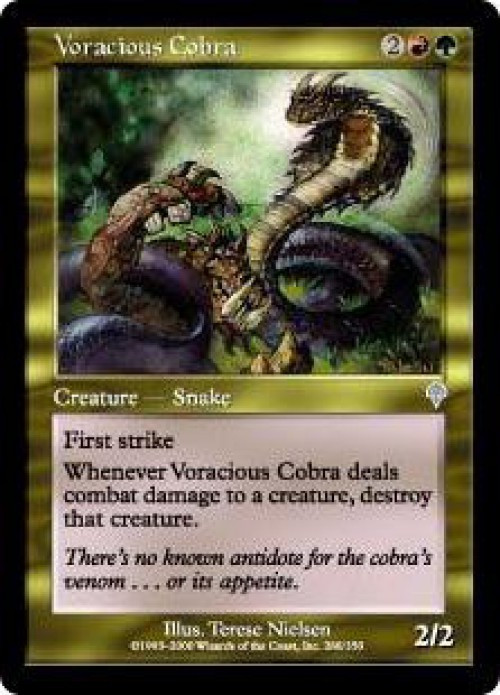 MtG Invasion Uncommon Voracious Cobra #288、ToyWiz、kayou