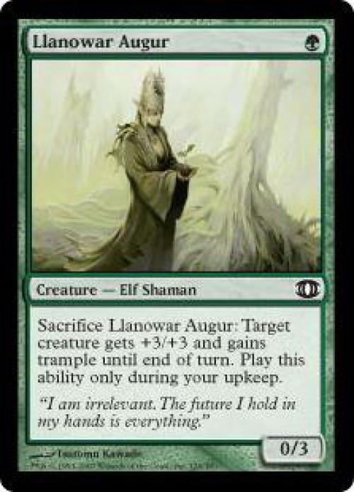 MtG Trading Card Game Future Sight Common Llanowar Augur #129、ToyWiz、kayou