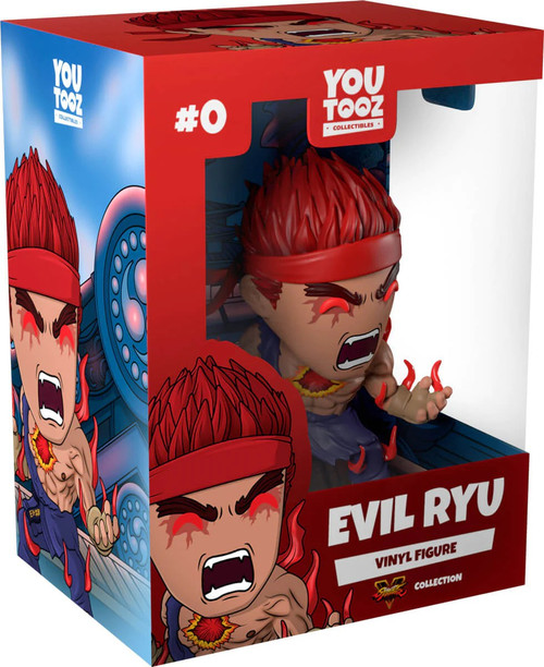 Street Fighter Evil Ryu 4.6-Inch Vinyl Figure、ToyWiz、kayou