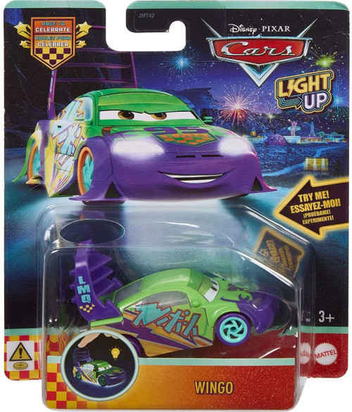Disney / Pixar Cars Race to Celebrate Light-Up Wingo Diecast Car、ToyWiz、kayou