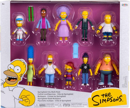 The Simpsons Springfield City 2.5 Mini Figure Multi-Pack Jakks