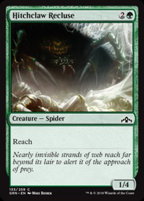 MtG Trading Card Game Guilds of Ravnica Common FOIL Hitchclaw Recluse #133、ToyWiz、kayou