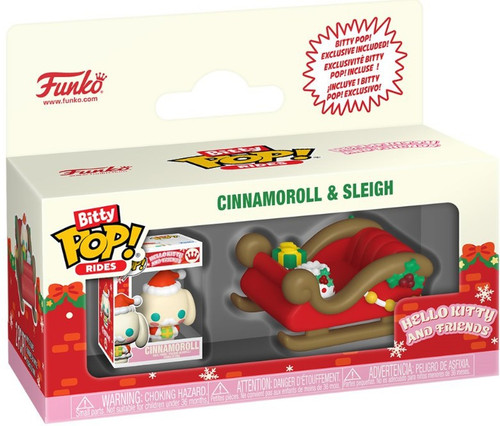 Funko Hello Kitty Holiday Bitty POP! Ride Sleigh with Cinnamon Roll Bitty Rides、ToyWiz、kayou