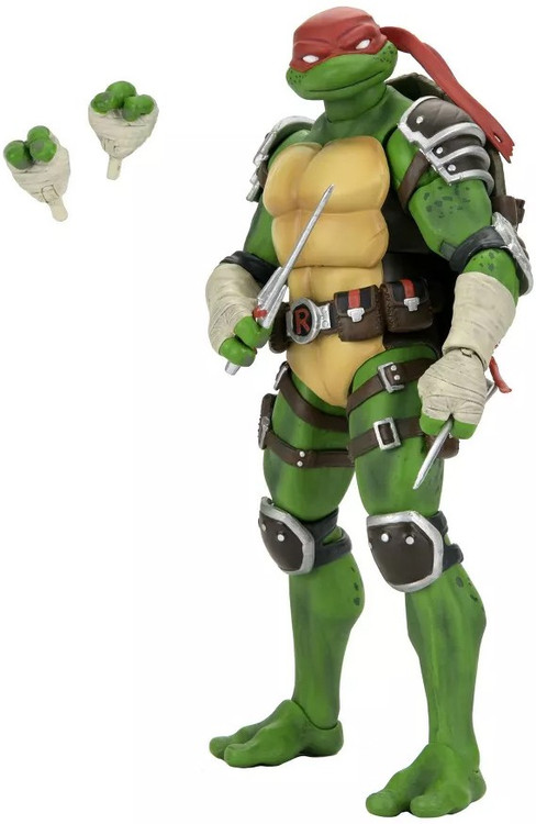NECA Teenage Mutant Ninja Turtles Fortnite Raphael Exclusive Action Figure Special Code to Unlock the Ninja Stance Raph Emote、ToyWiz、kayou
