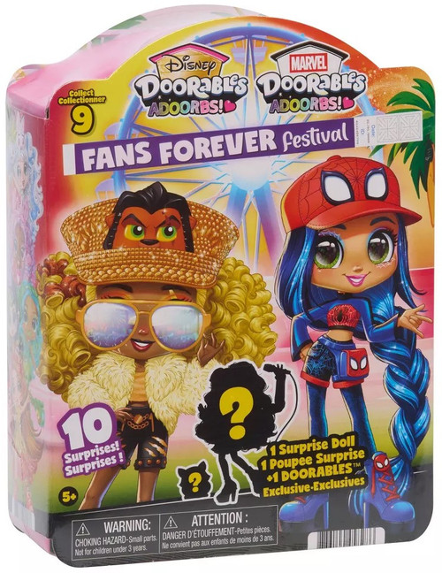 Disney Doorables ADOORBS! Series 3 Fans Forever Festival 5.5-Inch Mystery Pack 1 RANDOM Superfan Doll、ToyWiz、kayou