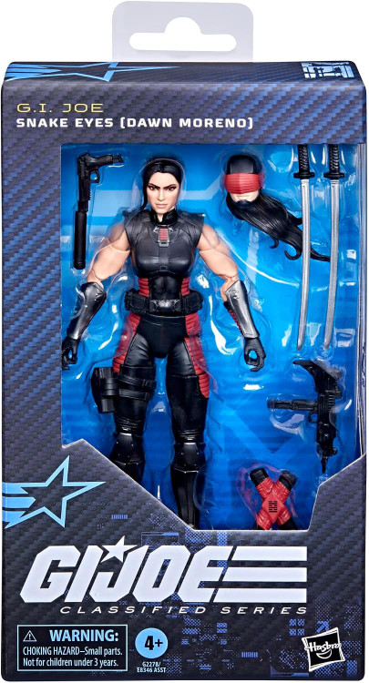 GI Joe Classified Series Snake Eyes (Dawn Moreno) Action Figure、ToyWiz、kayou