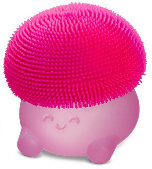 Super Duper Sugar Squisher Mushroom Elle 4-Inch Squish Toy Pink、ToyWiz、kayou