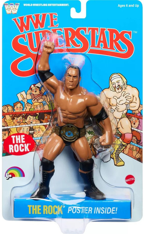 WWE Wrestling LJN Wrestling Superstars The Rock Action Figure、ToyWiz、kayou