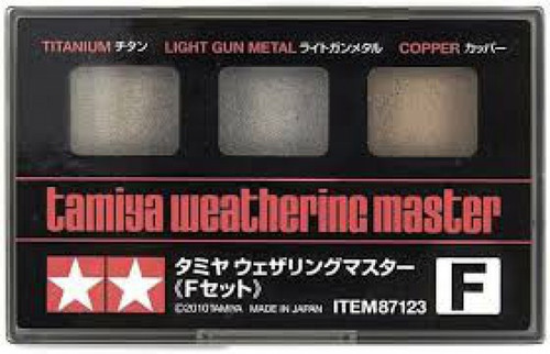 Tamiya USA Weathering Master Kit F - Titanium/Light Gun Metal/Copper、ToyWiz、kayou