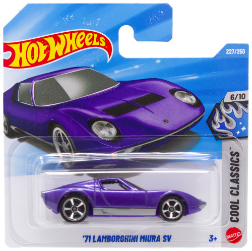 Hot Wheels Cool Classics '71 Lamborghini Miura SV Diecast Car、ToyWiz、kayou