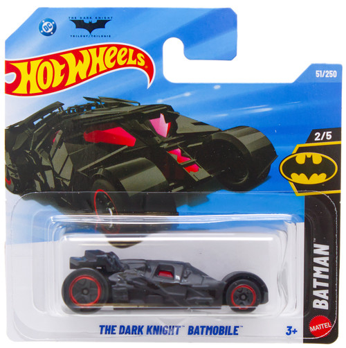 Hot Wheels Batman The Dark Knight Batmobile Diecast Car Short Card、ToyWiz、kayou