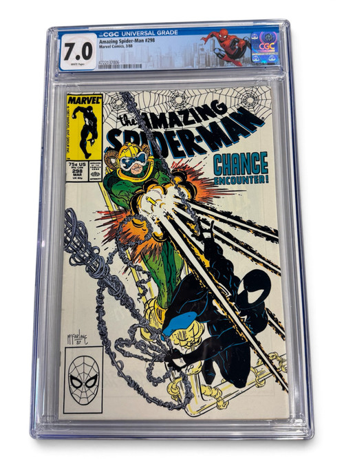 Marvel Comics Amazing Spider-Man #298 CGC 7.0 Graded Comic Book McFarlane Cover, 1st Appearance of Eddie Brock in Cameo、ToyWiz、kayou