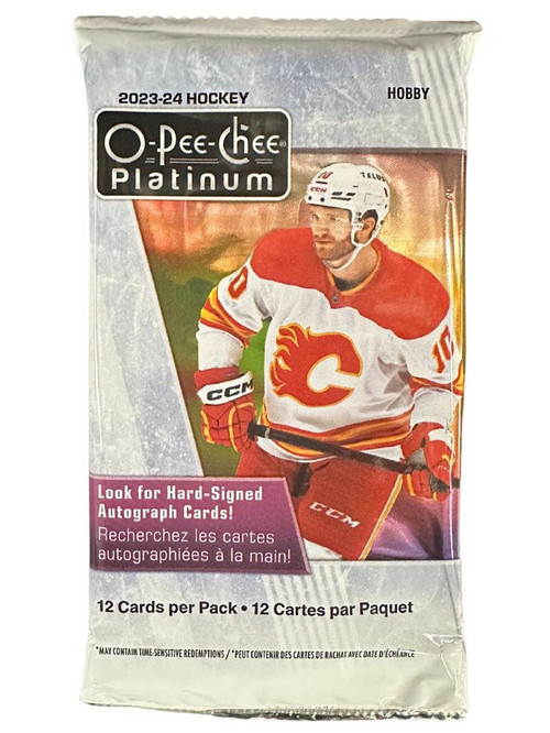 NHL Upper Deck 2023-24 O-Pee-Chee Platinum Hockey Trading Card HOBBY Pack 12 Crads、ToyWiz、kayou