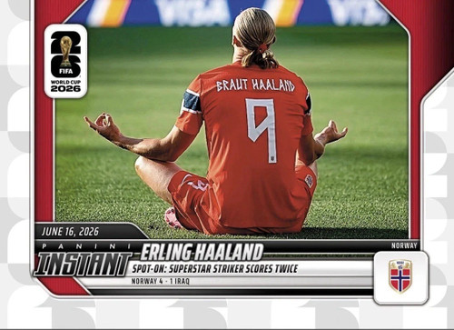 2026 Panini Instant FIFA World Cup Soccer Erling Haaland #42、ToyWiz、kayou