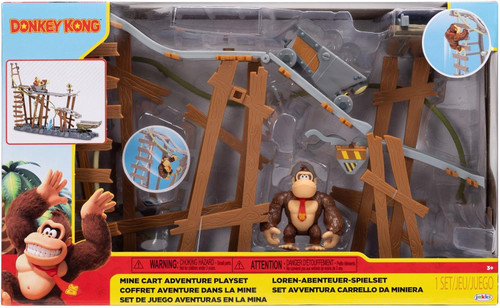 Donkey Kong Mine Cart Adventure 2.5-Inch Playset、ToyWiz、kayou