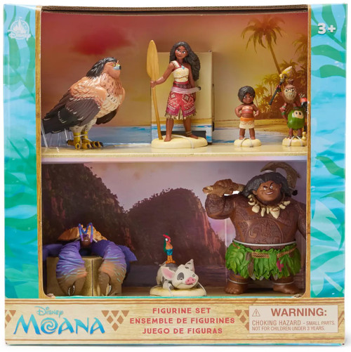 Disney Moana 7-Piece PVC Figure Play Set、ToyWiz、kayou