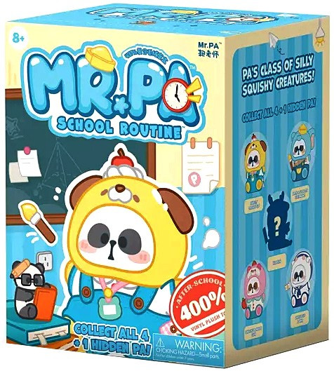 Mr. Pa School Routine XL Plush Collectible 12 Mystery Pack 1